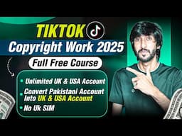 Tiktok Monetization in Pakistan Tiktok Copyright Work 2025 Complete Course