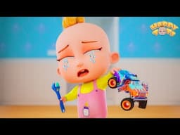 🔴 LIVE Wheels On The Monster Truck | Nursery Rhymes for Kids | Happy Tots