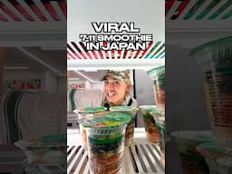 Viral 7-11 Smoothie in Japan🇯🇵 #shorts #shortvideo #trending #tokyo #japan