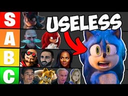 Ranking How USELESS Sonic Movie 3 Characters Are