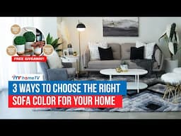 3 Ways to Choose the Right Sofa Color for your Home | Mandaue Foam | MF Home TV