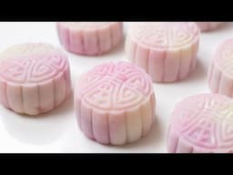 Snowy Mooncakes, easy with a pan