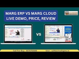 Marg Cloud Vs Marg ERP | Price, Review, Live Running | Step by Step in Hindi | Buy 8076783949