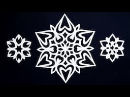 Paper snowflake - How to make a paper snowflake