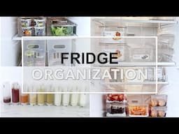 SIDE-BY-SIDE FRIDGE ORGANIZATION: Clean, Sort, Restock and Organize