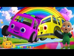 Color Changing Jumping Bus Song + More Rhymes for Endless Fun!