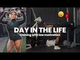 day in the life | training on your 🩸+ low motivation