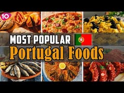 Top 10 Most Popular Food Dishes in Portugal || Traditional Portuguese Foods || Best Portugal Foods