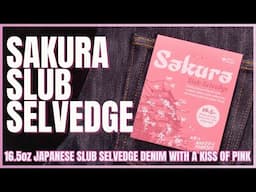 Sakura Slub Selvedge - 16.5oz Japanese Selvedge Denim With A Kiss Of Pink