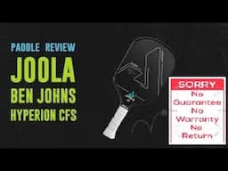 Why You Should NOT Buy A Joola Pickleball Paddle - Joola = No Customer Service