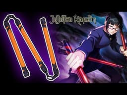 JUJUTSU KAISEN PLAYFUL CLOUD three-section staff || How to make origami Maki Zenin PLAYFUL CLOUD