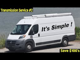 RAM Promaster changing transmission 62TE fluid Simple to do and Save $$$