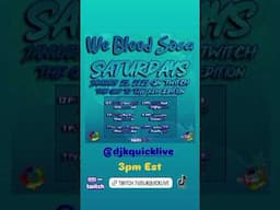 We🩸Bleed🩸Soca🩸Saturdays Today On Twitch 🔥3PM EST DJ Kquick Live @djkquicklive