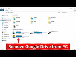 How to Remove Google Drive from Laptop or PC | How To Uninstall Google Drive From PC