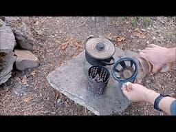 Making Coffee on a Hobo Stove