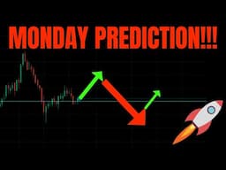 🔥 MONDAY PREDICTION! TSLA, SPY, NVDA, QQQ, ES, NQ, BTC, META, AMZN, COIN MSFT & GOOG PREDICTIONS!  🚀