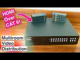 Building my New Multiroom HDMI Distribution Setup - OREI UHD88-EXB400R HDBaseT Matrix!