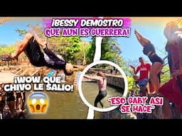 La guerrera BESSY le enseñó a las BICHAS como se hacen los CLAVADOS | Gaby no supera su miedo 😱