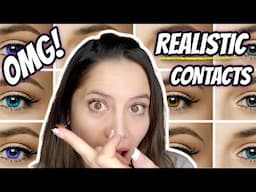 CHEAP COLORED CONTACTS THAT LOOK REAL! 😱