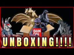 5 NEW Bandai GODZILLA Figures to UNBOX!!!