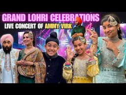 Grand Lohri Celebrations & Live Concert Of Ammy Virk | RS 1313 VLOGS | Ramneek Singh 1313