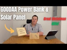 GOODAA Portable Power Bank & Folding Solar Panel Review