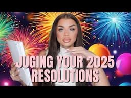 BRUTALLY HONEST REVIEW OF YOUR 2025 RESOLUTIONS! | Mila Le Blanc