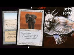 WG Elephant Tribal vs UG Arabian Aggro, Ep4 DadBodCon | Old School Magic The Gathering 93 #mtg9394