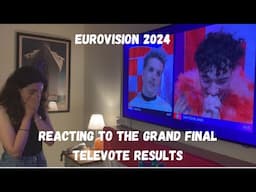 EUROVISION 2024 - REACTING TO THE GRAND FINAL TELEVOTE RESULTS (CONGRATS SWITZERLAND!)