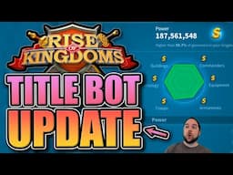 Automatic kingdom titles are here! [update review] Rise of Kingdoms