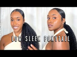 Quick & Easy Low Sleek Ponytail | Organique Easy Wrap Ponytail