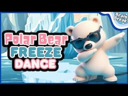 Polar Bear Winter Freeze Dance | Winter Brain Break | Brain Breaks | Yoga for Kids