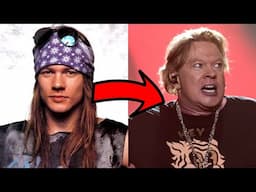 Axl Rose Transformation Through the Years (1976-2020) Evolution