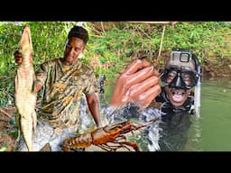 Caiman and crayfish Catch & Cook With Hidden Beauty TV