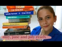 everything I read in may, june and july (2024)