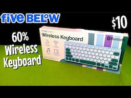 $10 60% Wireless Keyboard from PrimeConnect | Five Below Review