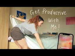 GET PRODUCTIVE WITH ME ⏰ university project, adulting + holiday prep