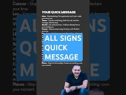 All Signs Quick Message