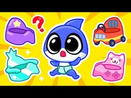 Mommy, Where is my Potty?🚽😭 Funny Diaper Song for Baby✨ + More Cartoons for Kids by Sharky&Sparky