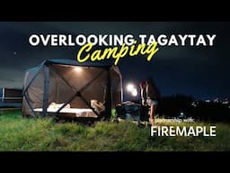 CAMPING Philippines | Overlooking in Tagaytay | Firemaple Gear Unboxing ASMR