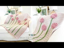 How to Crochet a Flower Blanket