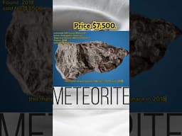 Lunar Meteorite Lahmada 020 was sold for $7,500. #meteorite #meteor