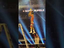 Ringside at the Ladder Match #royalrumble #wweonnetflix #codyrhodes #kevinowens