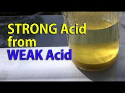 Make SULFURIC acid from WEAK oxalic acid with the SUN