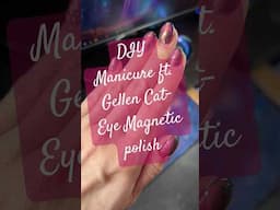 💅🏼 DIY Gel Nail Design Ideas ft Cat-Eye Magnetic UV polish