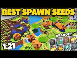 TOP 3 BEST SPAWN SEEDS IN MINECRAFT POCKET EDITION 1.21 || (Hindi)