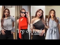 TRY-ON HAUL ft. LOVITO (Classy tops, dress & blazers)