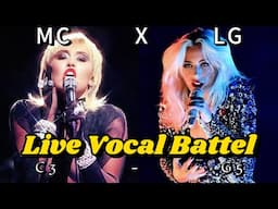 Lady Gaga vs Miley Cyrus: Live Vocal Battle (C3-G5) | Collab with @jair5694