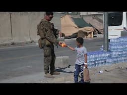 Evacuation of Afghanistan - Scenes From US Troops Around Airport in Kabul