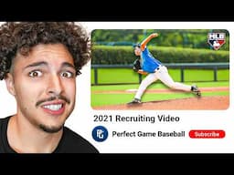 Reacting To My High School Baseball Highlights